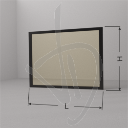 Vetro Ceramico con bordatura nera