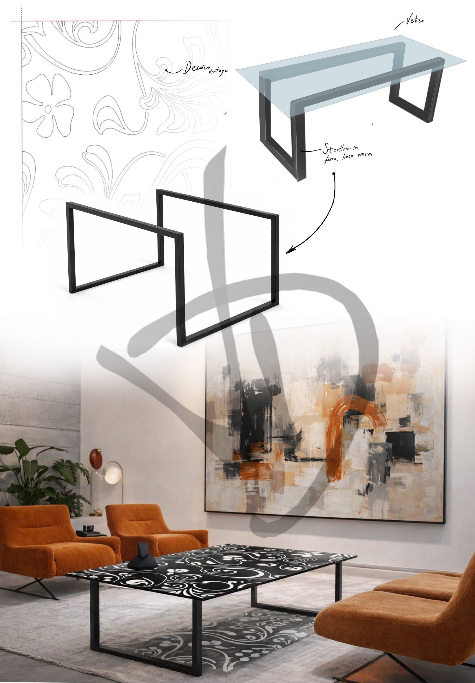 Catalogo Tavoli ferro e vetro - Catalogo tavolo in vetro con struttura in ferro pag3