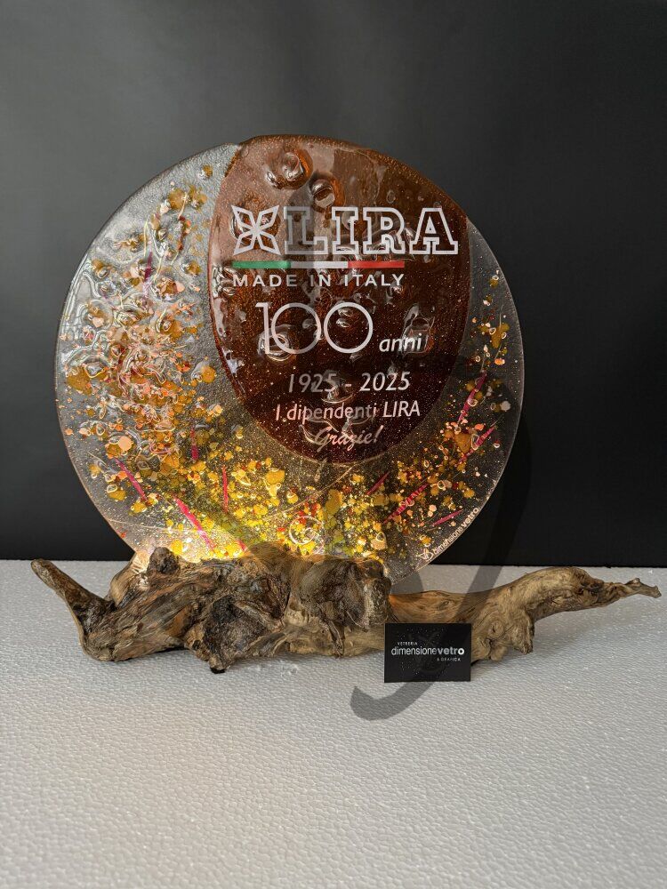 Lampade in vetrofusione di Murano di Design  regalo centenario 3 - Lampade in vetrofusione di Murano di Design