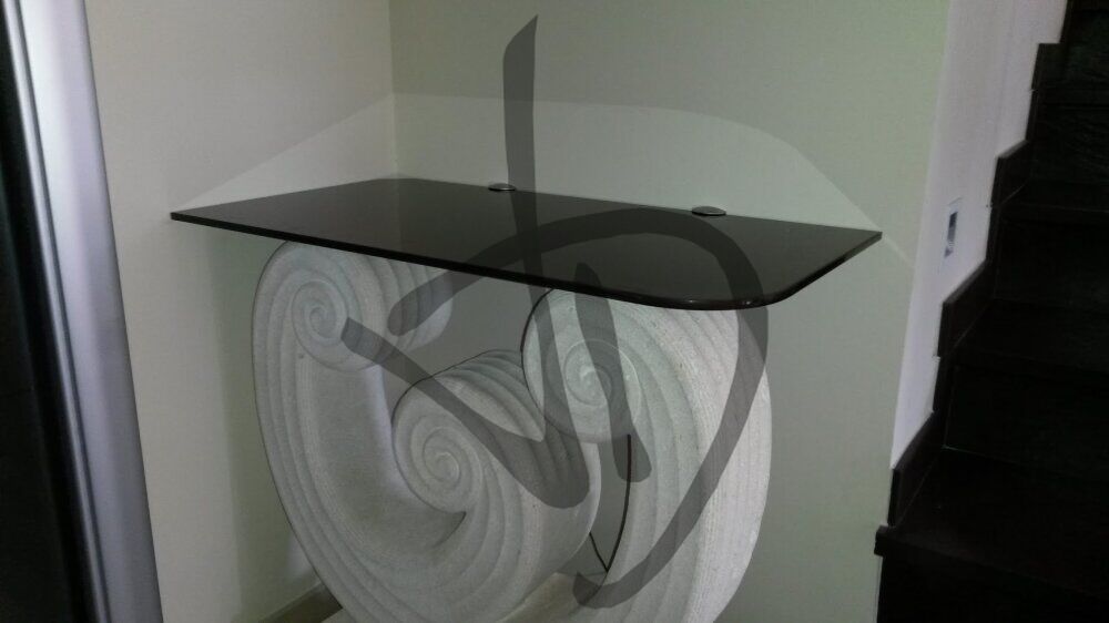 Mensole in vetro colorato, su misura - Mensole in vetro colorato, su misura