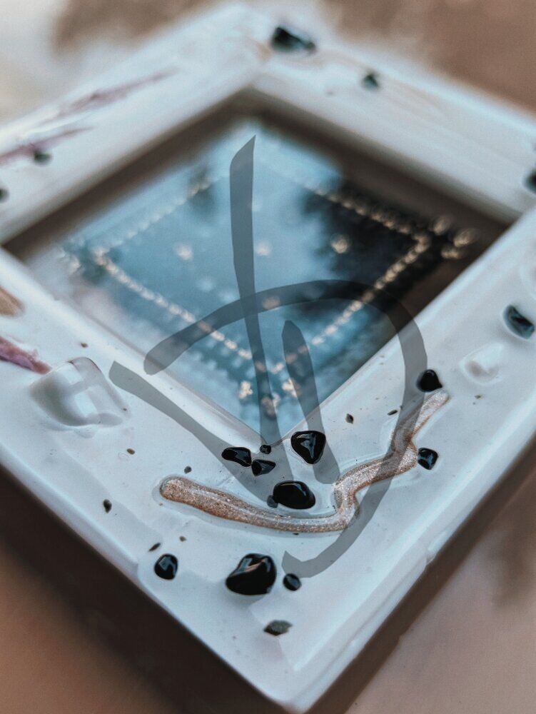 Bomboniere in vetro di Murano con inserto in puncetto valsesiano fatto a mano - 2 - Bomboniere