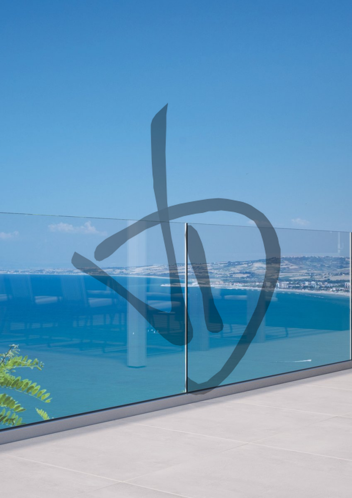 Parapetti in vetro trasparente da esterno - Parapetti in vetro