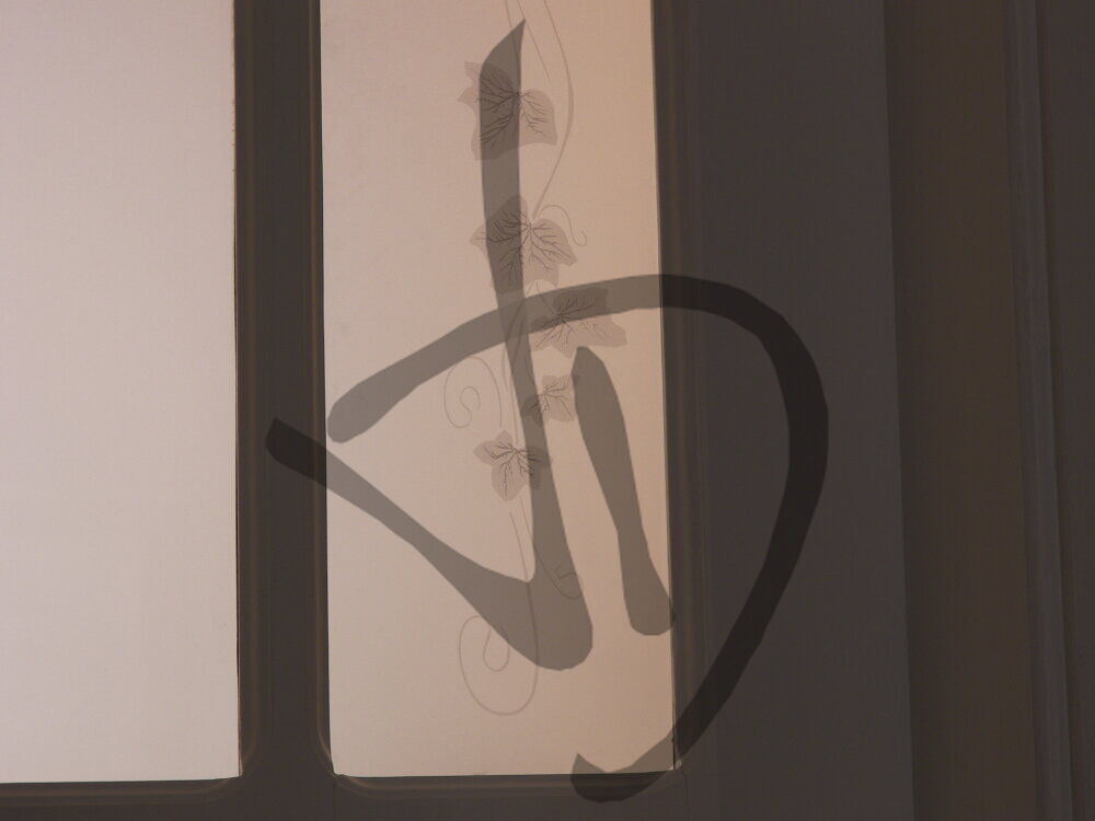 Vetri decorati per porte con edera - Vetri decorati per porte