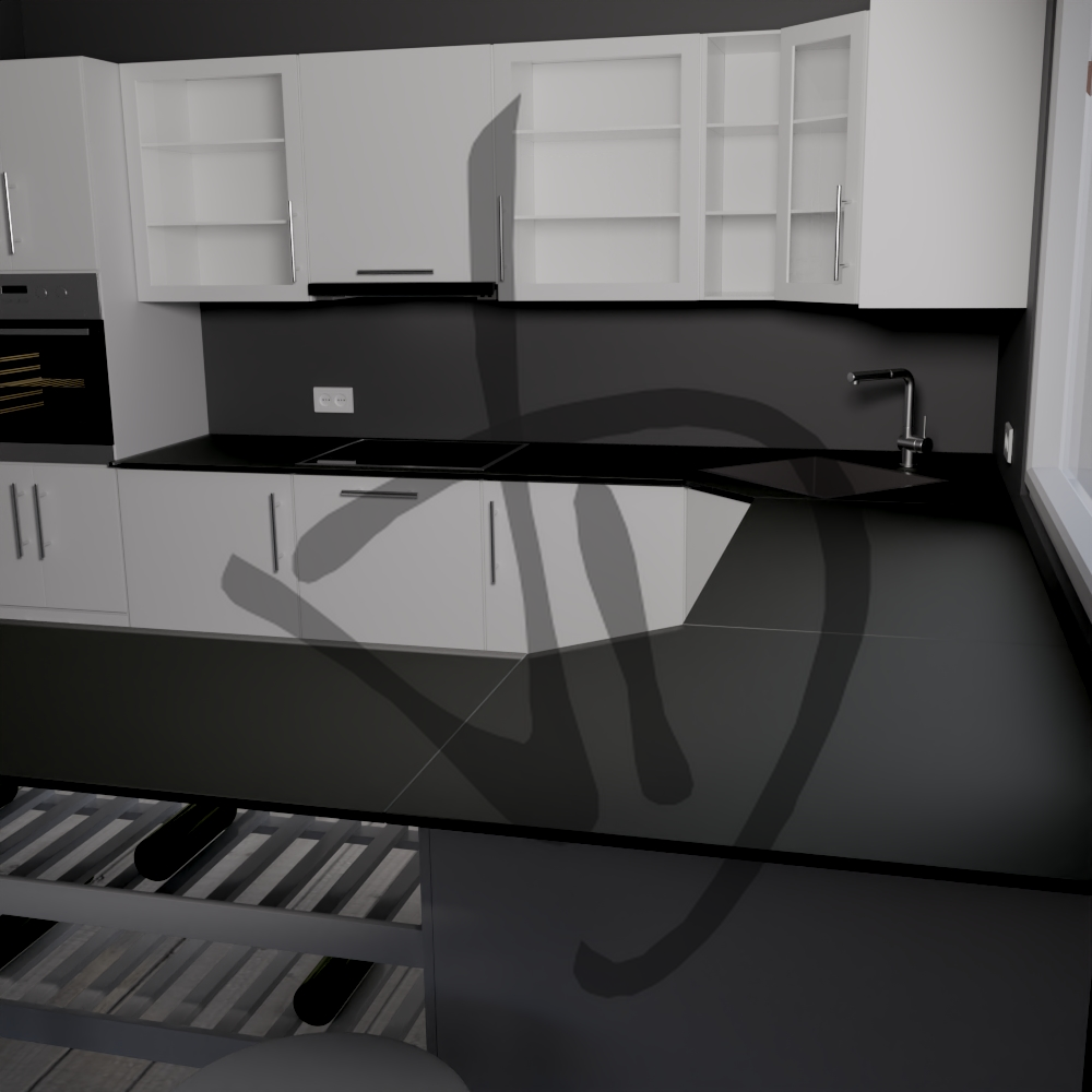 Prodotti su misura - Vetri cucina - Vetri piano cucina top - Vetri piano cucina top lucido satinato su misura