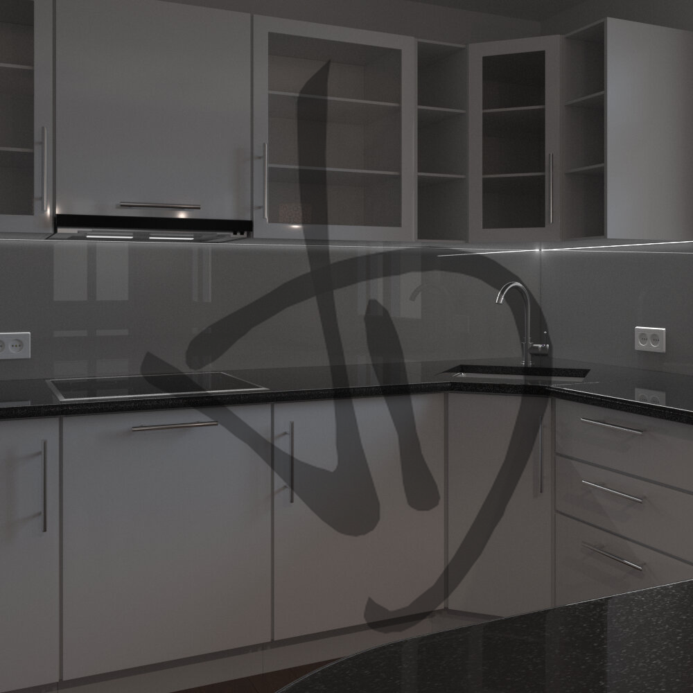 Prodotti su misura - Vetri cucina - Vetri rivestimento cucina laccati - Vetri rivestimento paraschizzi cucina laccati