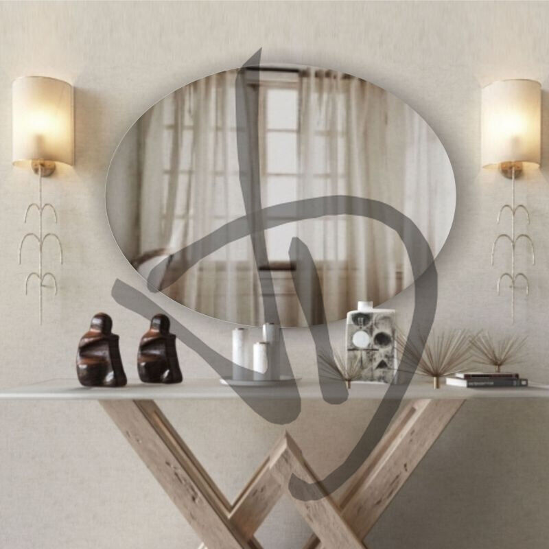 Specchi sagomati personalizzati con forma circolare - Specchi sagomati personalizzati